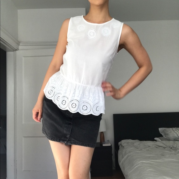 JACK WILLS | white peplum top - Picture 5 of 5